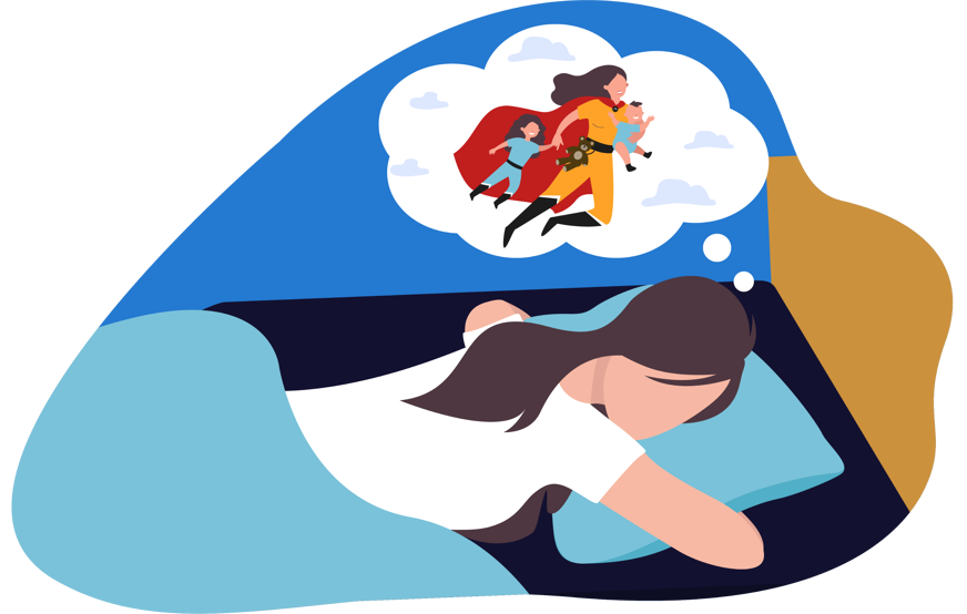 Women dreaming